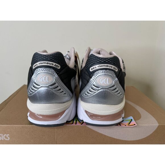 Asics Gel Nimbus 10.1 White Obsidian Grey Beige Mens Sizes - Picture 5 of 7